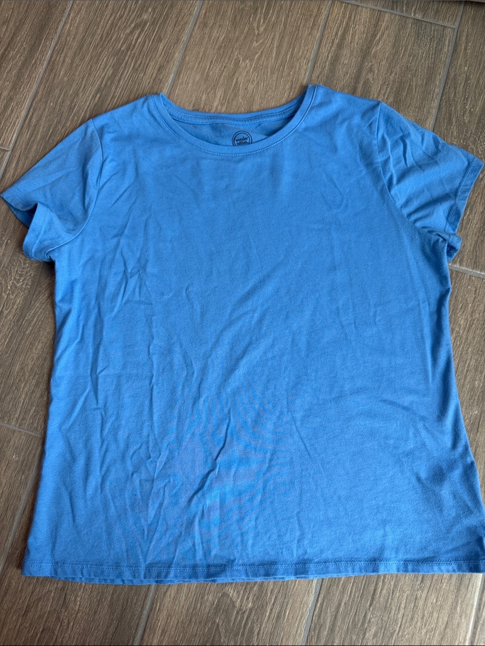 wonder nation Short Sleeve Tee in Blue